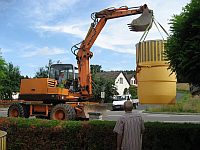 Einbau eines SERACc 5 Containers
