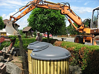 Einbau eines SERACc 5 Containers